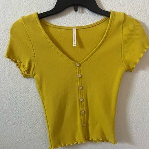 neon yellow top
